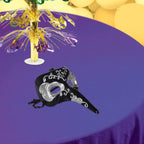 Beistle Black Silver Long Nose Mask (54207-BKS)