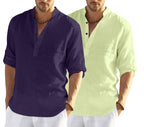 Hemadhav Combo Of MenS Regular Fit Cotton Blend Casual Kurta (Pack Of 2)