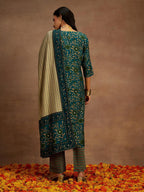 Libas WomenS Silk Blend Kurta Set (34626