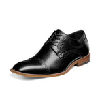 Stacy Adams Men's Dickinson Cap Toe Oxford, Black, 10