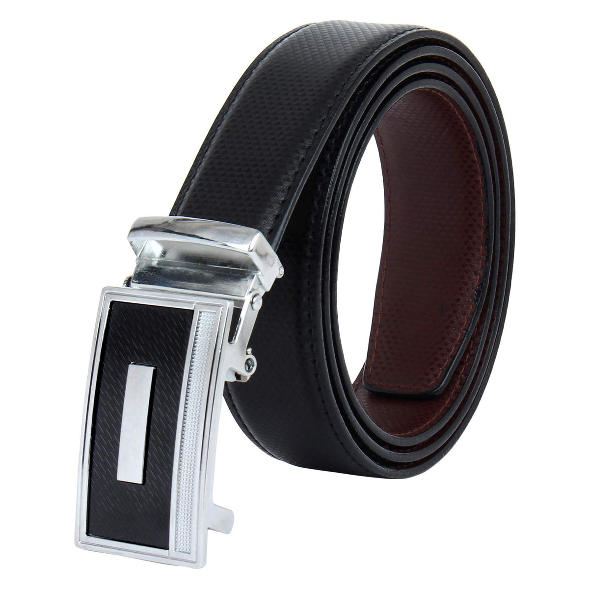 Zacharias MenS Pu Leather 35 Mm Reversible Belt Sl10 (Black_3Xl) (Pack Of 1) 3