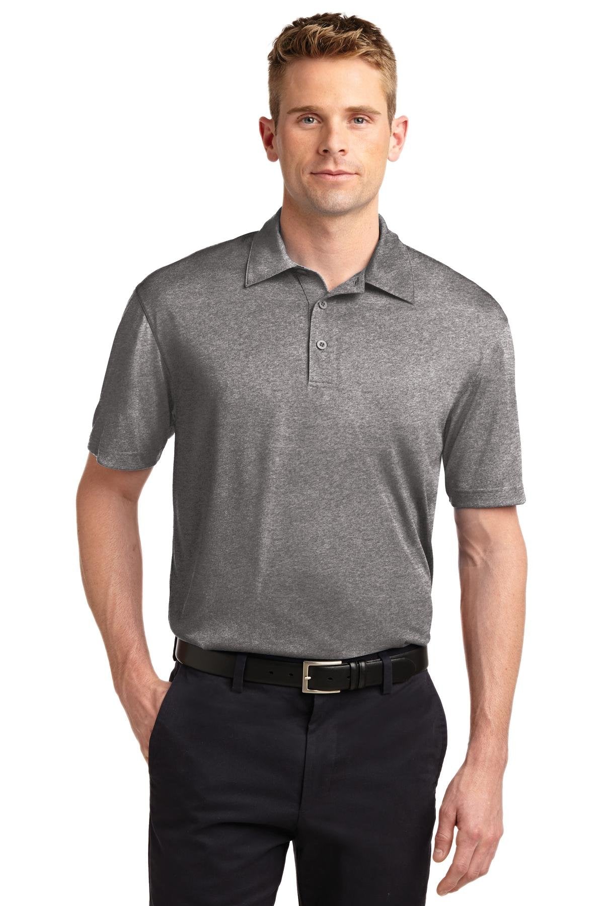 Sport Tek Polo (ST660) Vintage Heather, 3XL