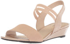 LifeStride Women's Yolo Wedge Sandal, Tender Taupe, 8 Wide US