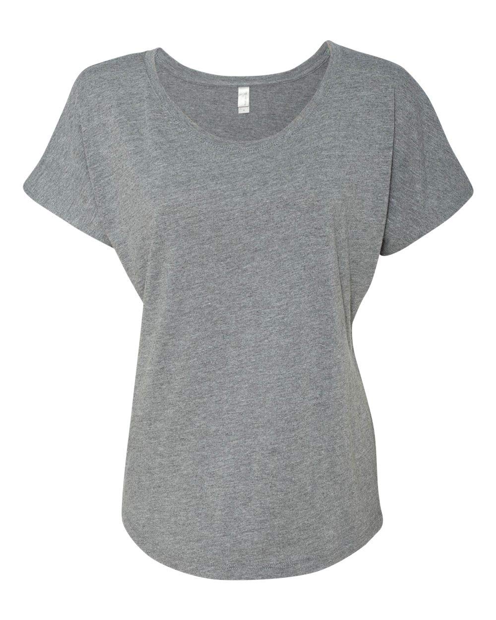 Ladies Triblend Dolman T-Shirt - INDIgO - 3XL(D0102H7NRYP)