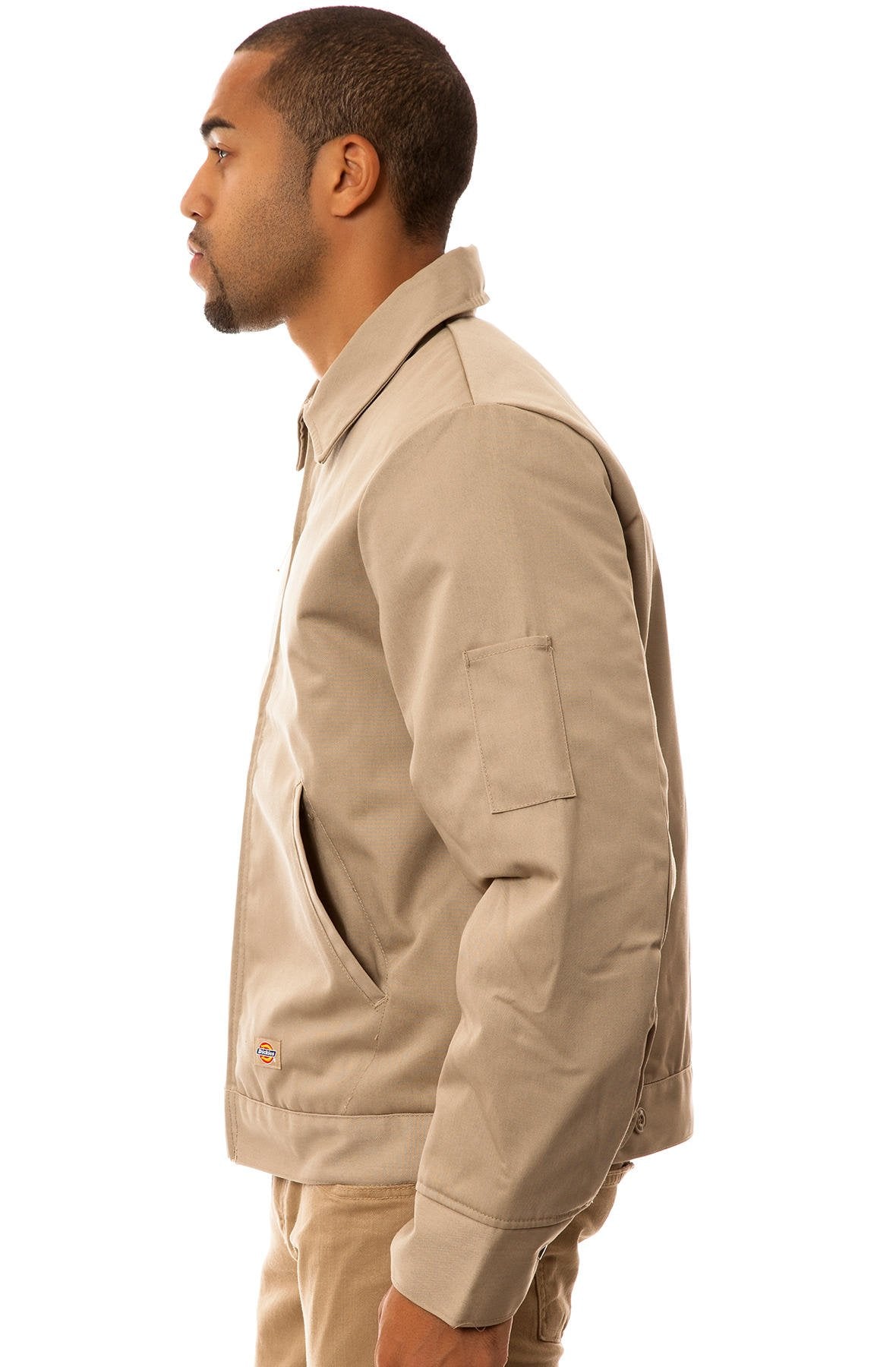 Dickies Mens Insulated Eisenhower Front-Zip Jacket,Khaki,SmallRegular,Khaki,SmallRegular
