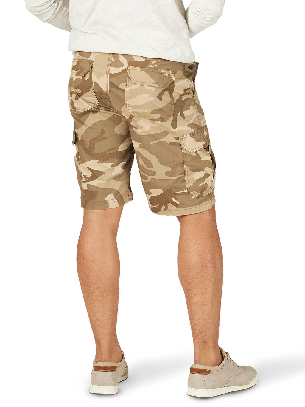 Lee Men's Extreme Motion Crossroad Cargo Short, New Mountain Lion Camo, 40