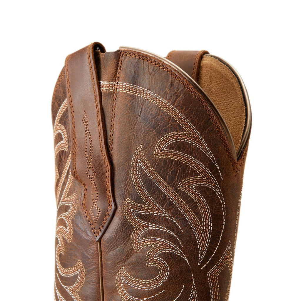 Ariat Women's Heritage J Toe Stretchfit Western Boot, Sassy Brown, 7.5