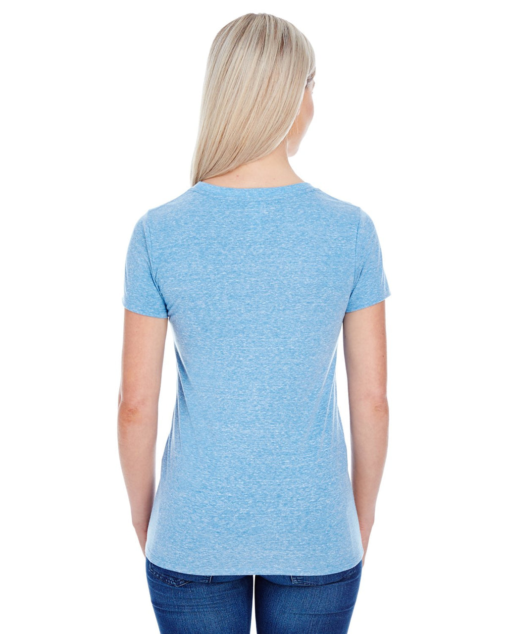 Ladies Triblend Short-Sleeve T-Shirt - cREAM TRIBLEND - 2XL(D0102H7K05T)