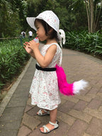 BANLAN Faux Fur Fox Costume Cat Tail Cosplay Halloween Christmas Party Costume One Size