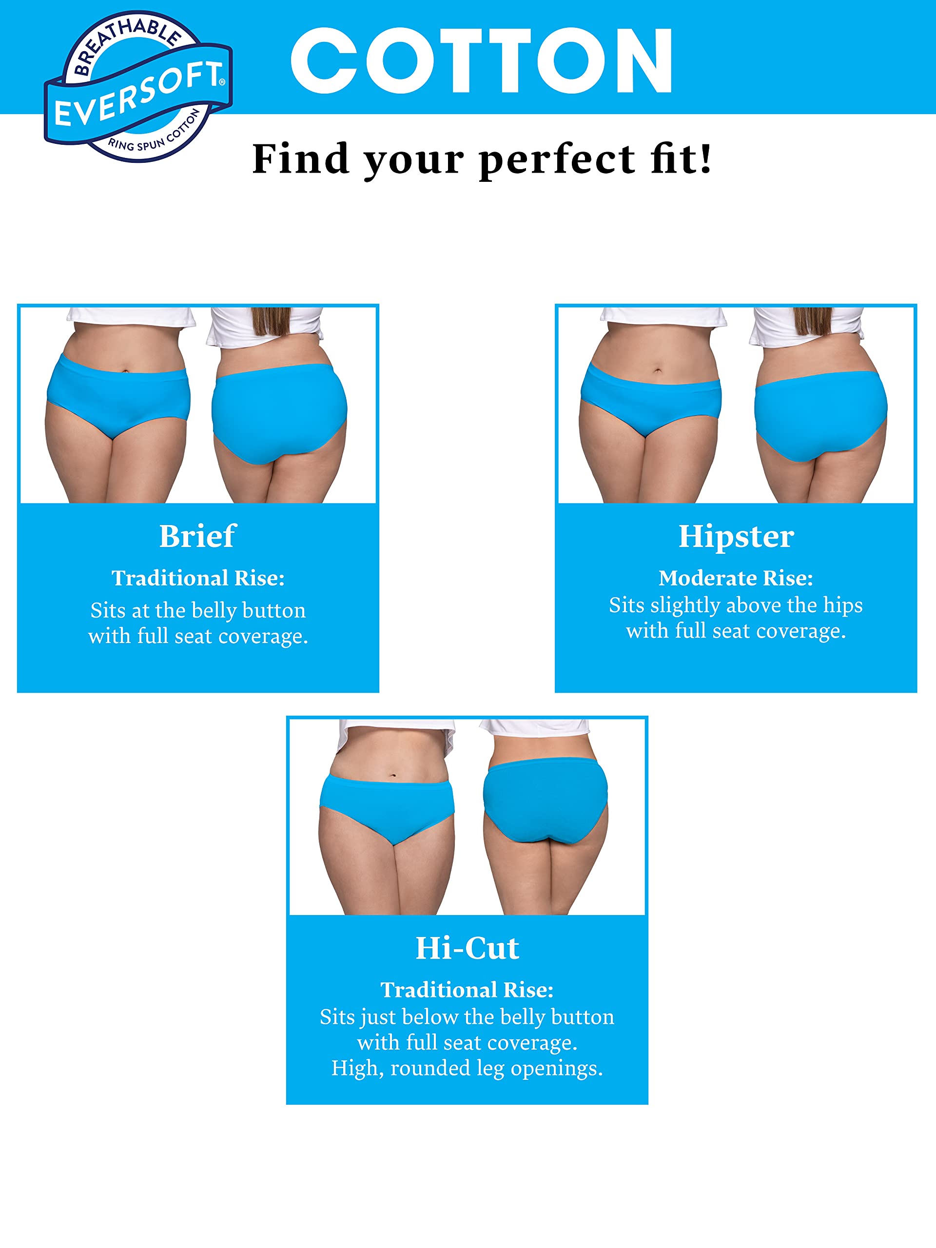 Fruit of the Loom womens Tag Free Cotton Panties (Regular & Plus Size) Briefs, Plus Size Brief - 10 Pack Assorted Heathers, US