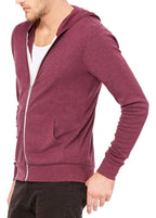Unisex Triblend Full-Zip Lightweight Hoodie - cHAR BLK TRIBLND - XS(D0102H7WX0J)