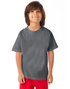 Youth garment-Dyed T-Shirt - BLAcK - XS(D0102H7DXDP)