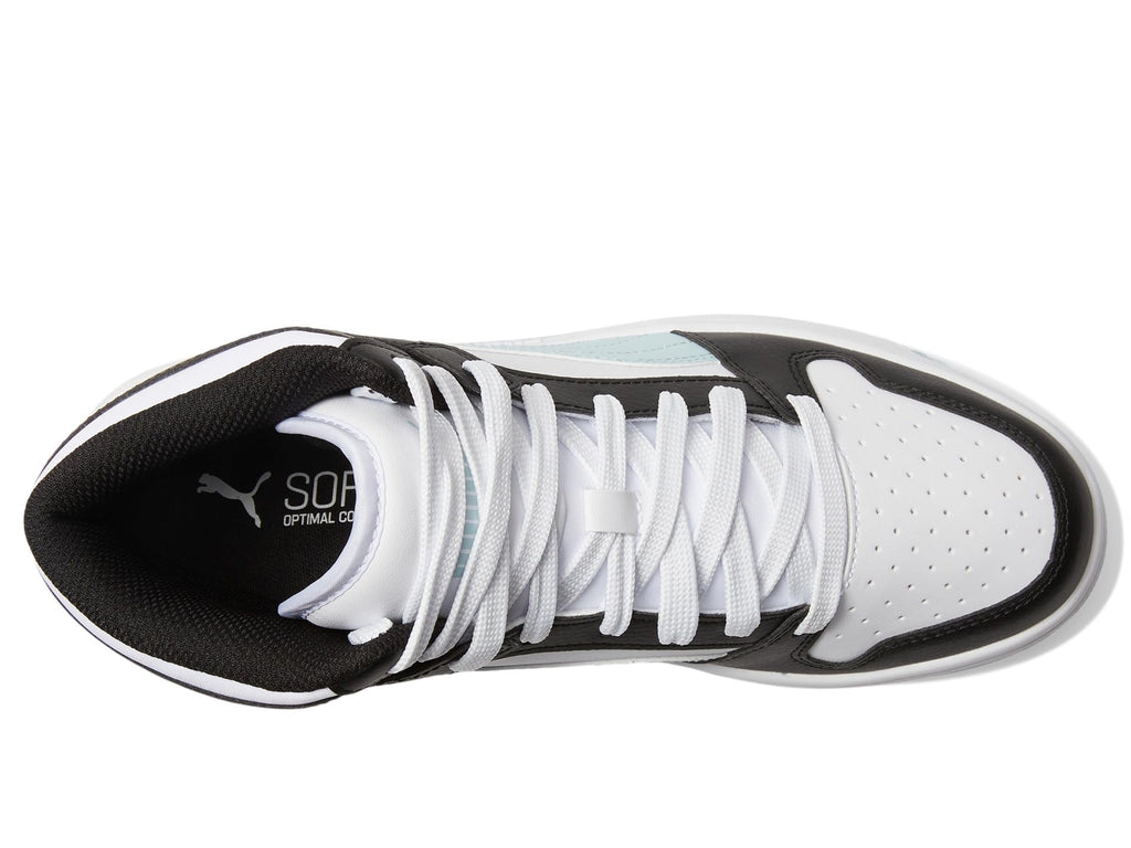 PUMA Women's Rebound Layup Sneaker, White-Frosted Dew Black, 9