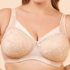 Enamor Womens Cotton Non-Padded Wire Free Everyday Bra Blue