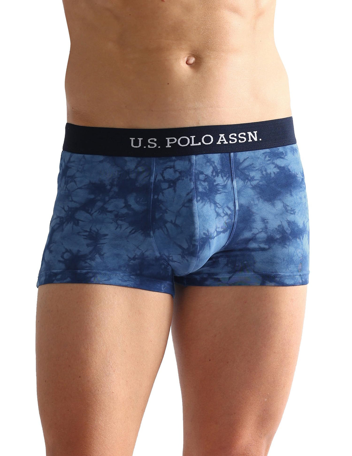 U.S. Polo Assn. MenS Cotton Stretch Antibacterial Oet03 Trunks  Pack Of 1(Navy S)