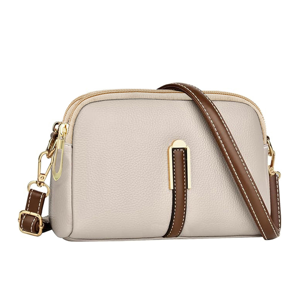 ADISA Womens Girls Grains Cross Body Sling Bag (SL5141-BEI)