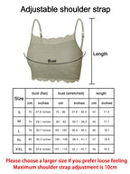 New 4 Pieces Women's Lace Cami Stretch Lace Half Cami Breathable Lace Bralette Top for Women Girls (Black, White, Medium)