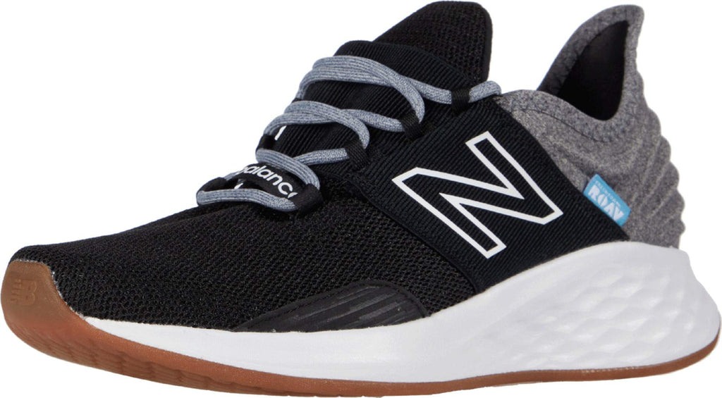 New Balance Women's Fresh Foam Roav V1 Sneaker, Black/Light Aluminum, 7 M US