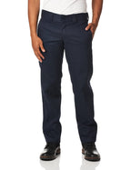 Dickies mens Flex Work Slim Straight Fit Pants, Dark Navy, 32W x 30L US