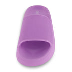 CUSHIONAIRE Women's Feather recovery slide sandals with +Comfort, Lavender 11