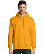 Hanes Men's Pullover EcoSmart Hooded Sweatshirt, gold, 5X Large