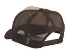 TOP HEADWEAR Men's Animal Trucker Hat - Snapback Farm Cap, Horse Khaki Brown
