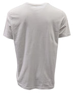 Nike Men's Sportswear Swoosh T-Shirts (Large, White (Black Logo))