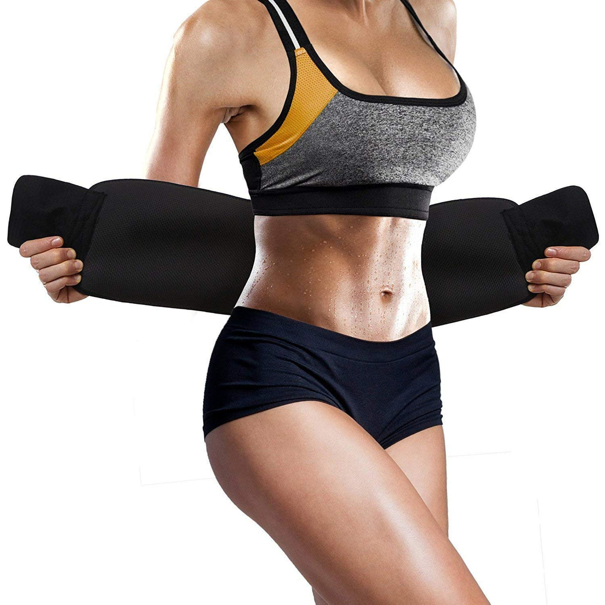 RAPID Unisex Slim Look Sweat Generator Tummy Shaper Adjustable Waist Size 38 Inch 3