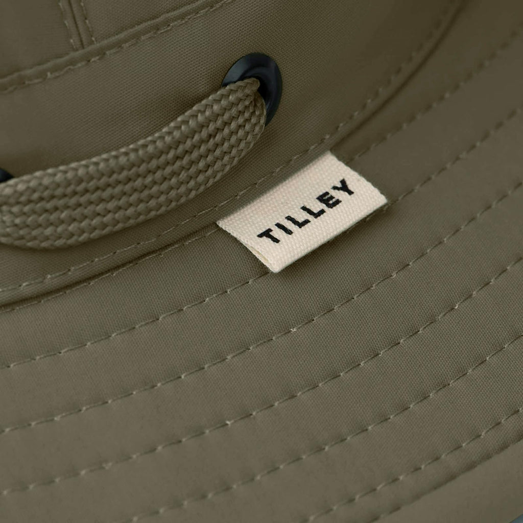 Tilley mens Ltm5 Airflo Medium Brim Recycled Sun Hat, Olive, 7.875 US