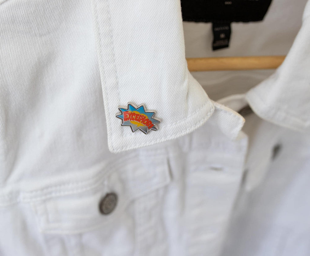 Stan Lee Excelsior Enamel Collector Pin