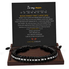 Btysun Mens Valentines Gifts for Him, Stocking Stuffers for Men Gifts for Men Morse Code I Love You Gifts for Him Dad Gifts Leat