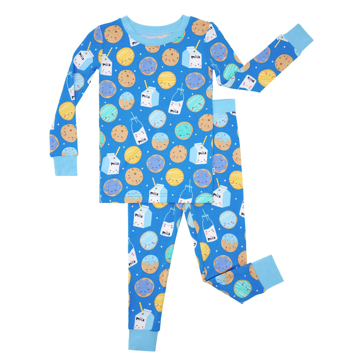 Little Sleepies TwoPiece Pajama Set for Boys & Girls, Soft Viscose from Bamboo Toddler Pajamas for Kids, Family Matching PJs, B 3