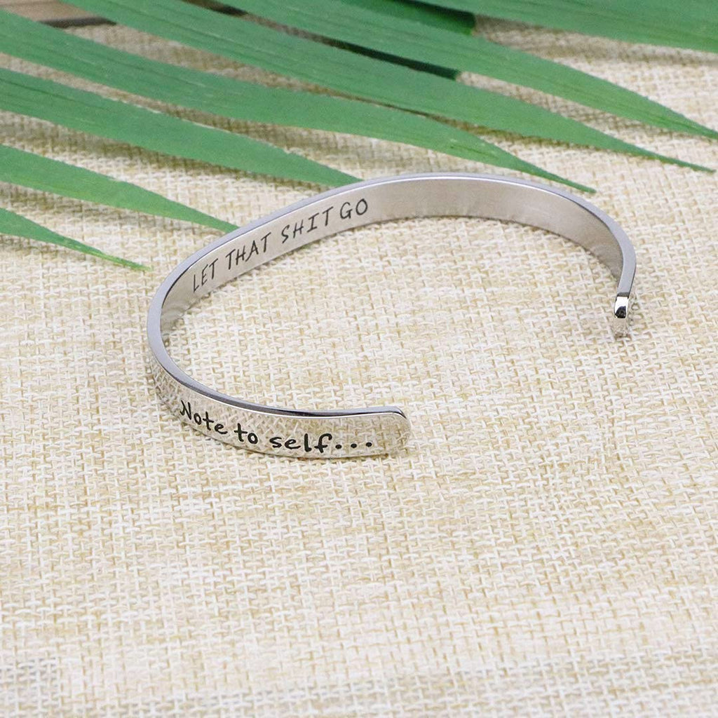 JoycuFF Personalized Gifts for Women Girls Birthday Gift Ideas Motivational Bracelets for Women Unique Jewelry Christmas Stainle
