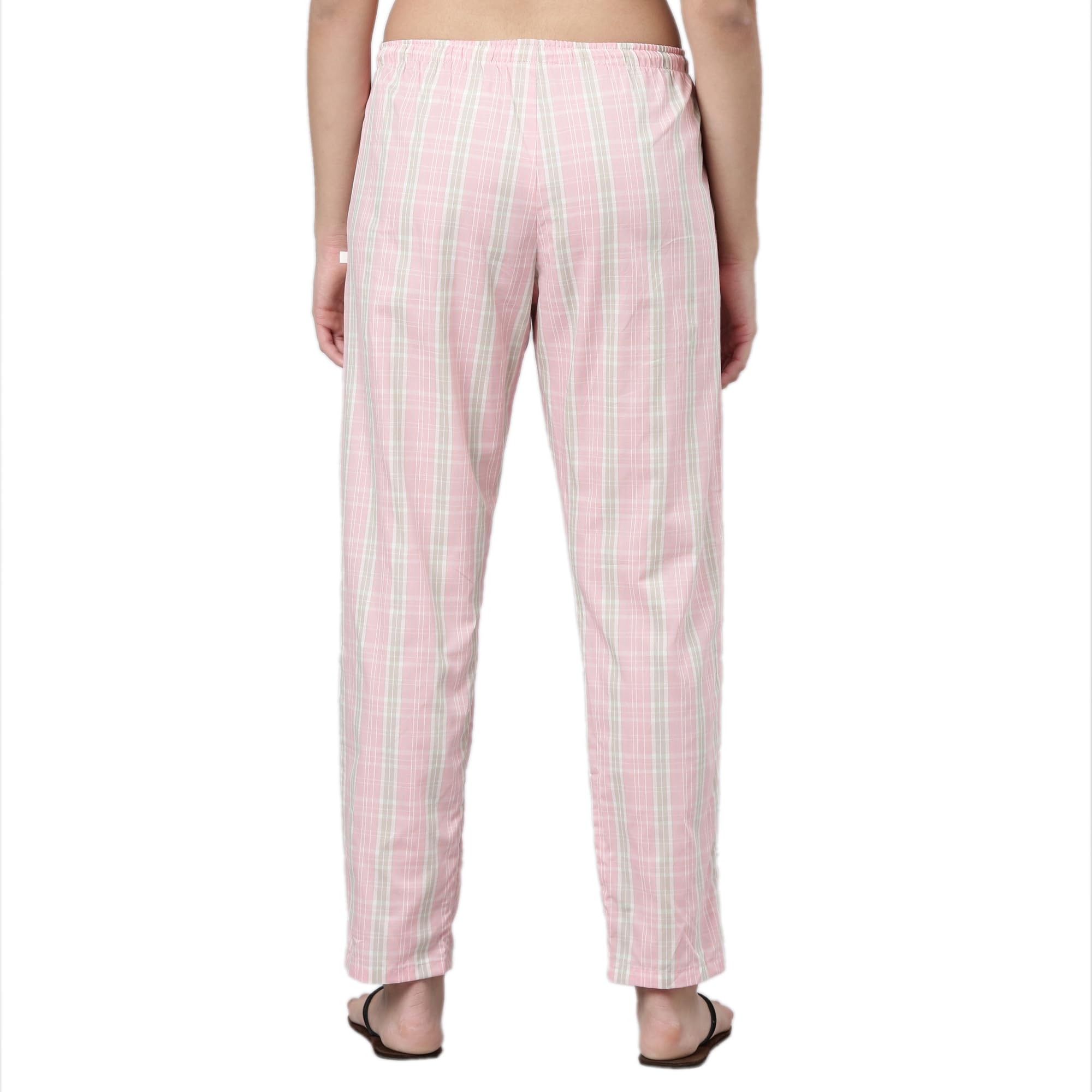 Enamor E4A5 Mid-Rise Straight Leg Pant for Women with Side Pockets