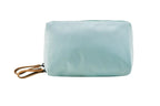 Kososuru Small Makeup Bag for Purse Portable Waterproof Cosmetic Bag Travel Makeup Pouch for Women (Sky blue, Square)