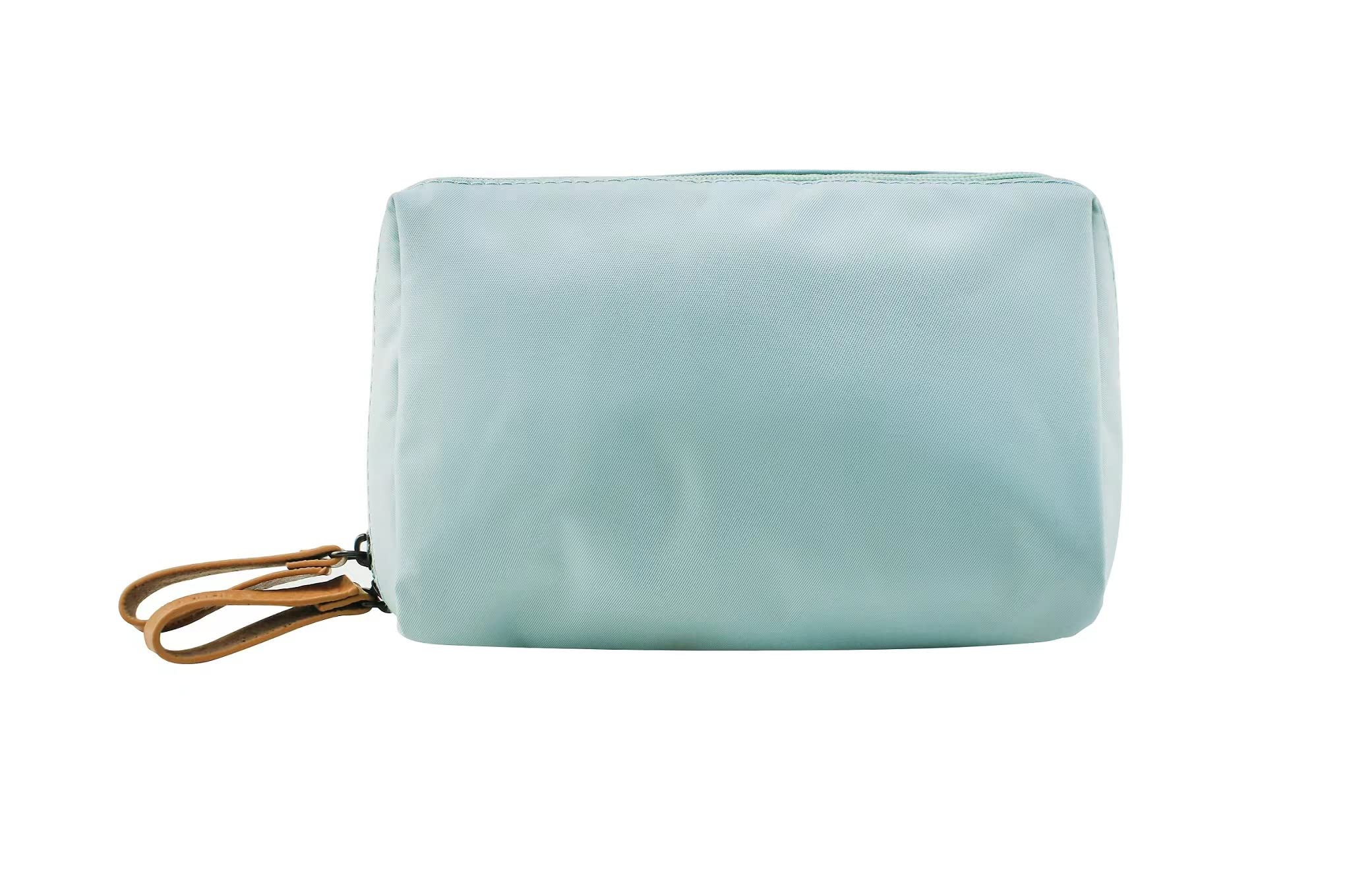 Kososuru Small Makeup Bag for Purse Portable Waterproof Cosmetic Bag Travel Makeup Pouch for Women (Sky blue, Square)