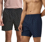 Lymio MenS Cotton Printed Boxer Casual | Underwear | Half Short Pant-Regular Fit With Back Pocket | Available In Combo Pack Of 