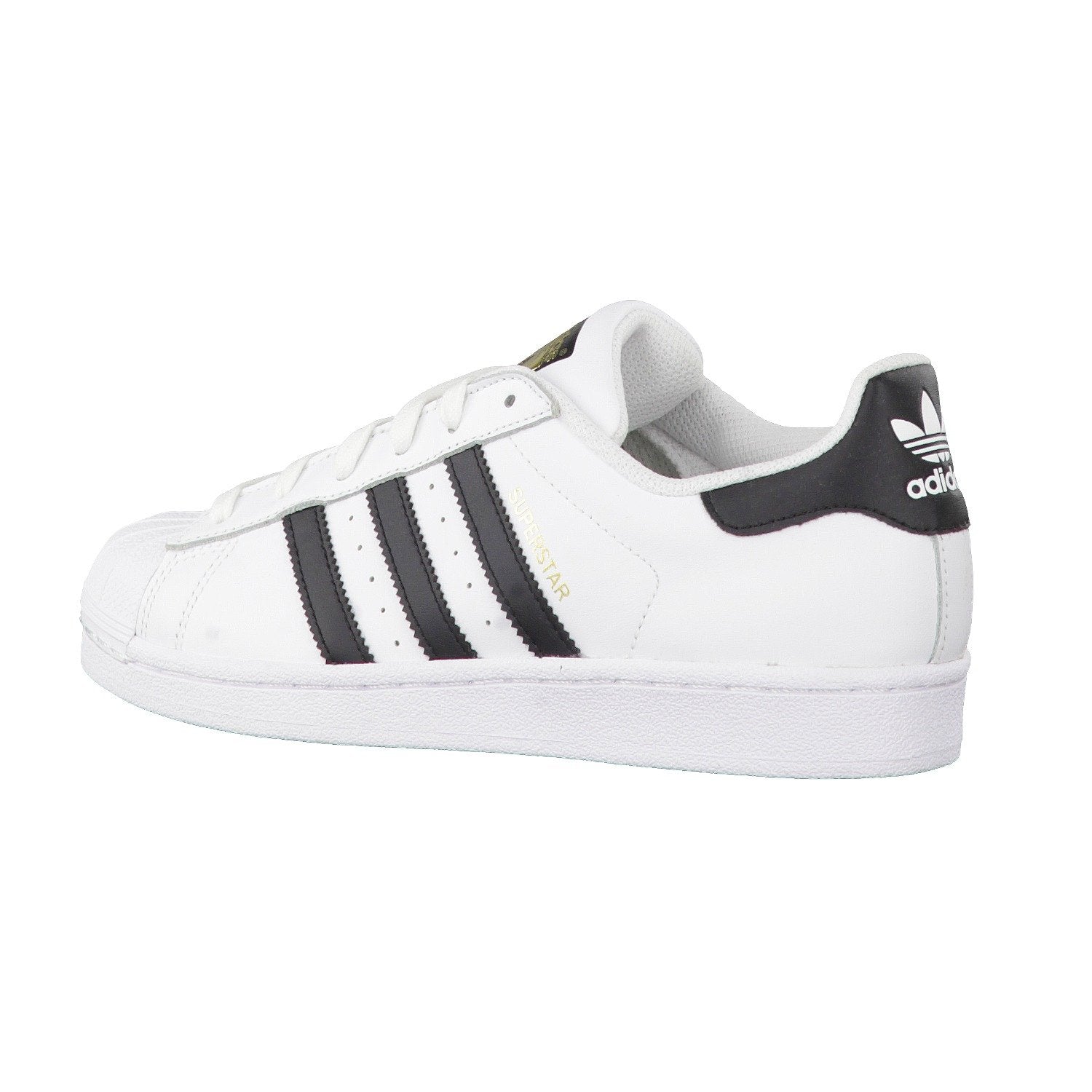 adidas Originals unisex child Superstar Sneaker, White/Core Black/Core White, 7 Big Kid US