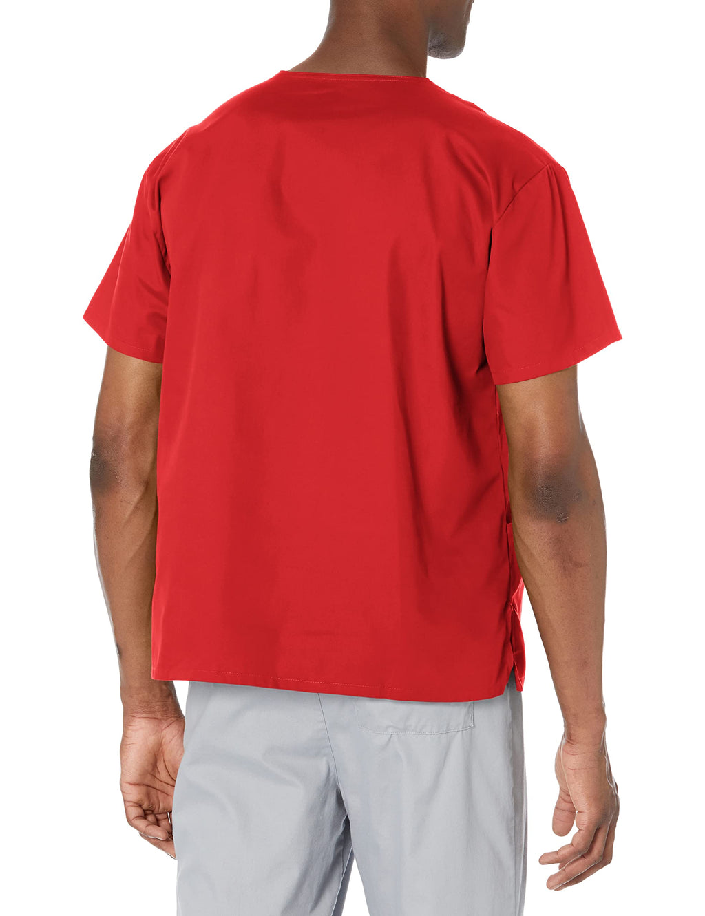 Dickies Women's EDS Signature Scrubs 86706 Missy Fit V-Neck Top, Red, Medium