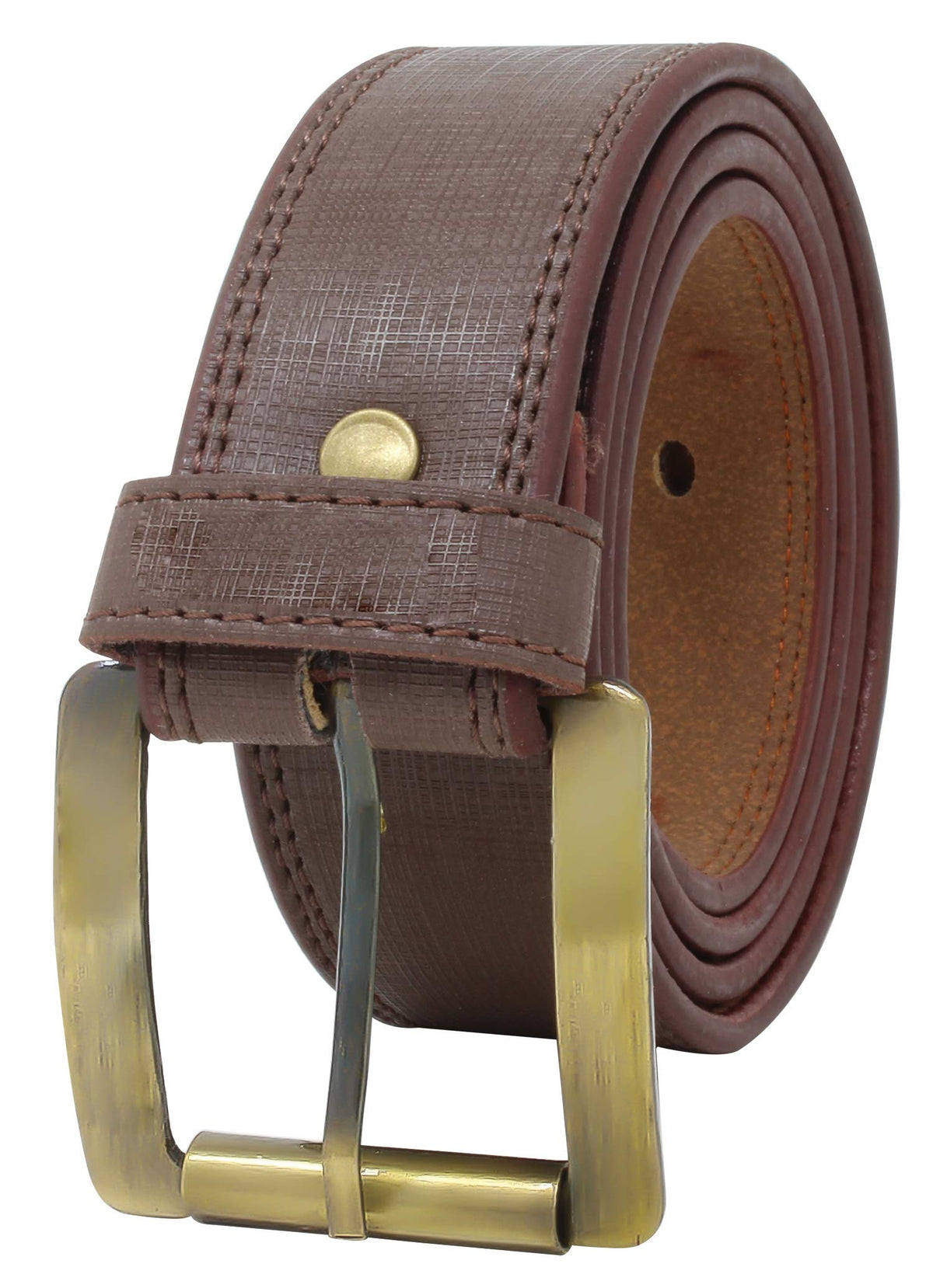 Lorem Brown Formal/Casual Pu Leather Belt For Men Bl02 40