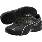 PUMA Men's Tazon 6 Wide Fracture FM Sneaker, Puma Black-Puma Black, 9 W US