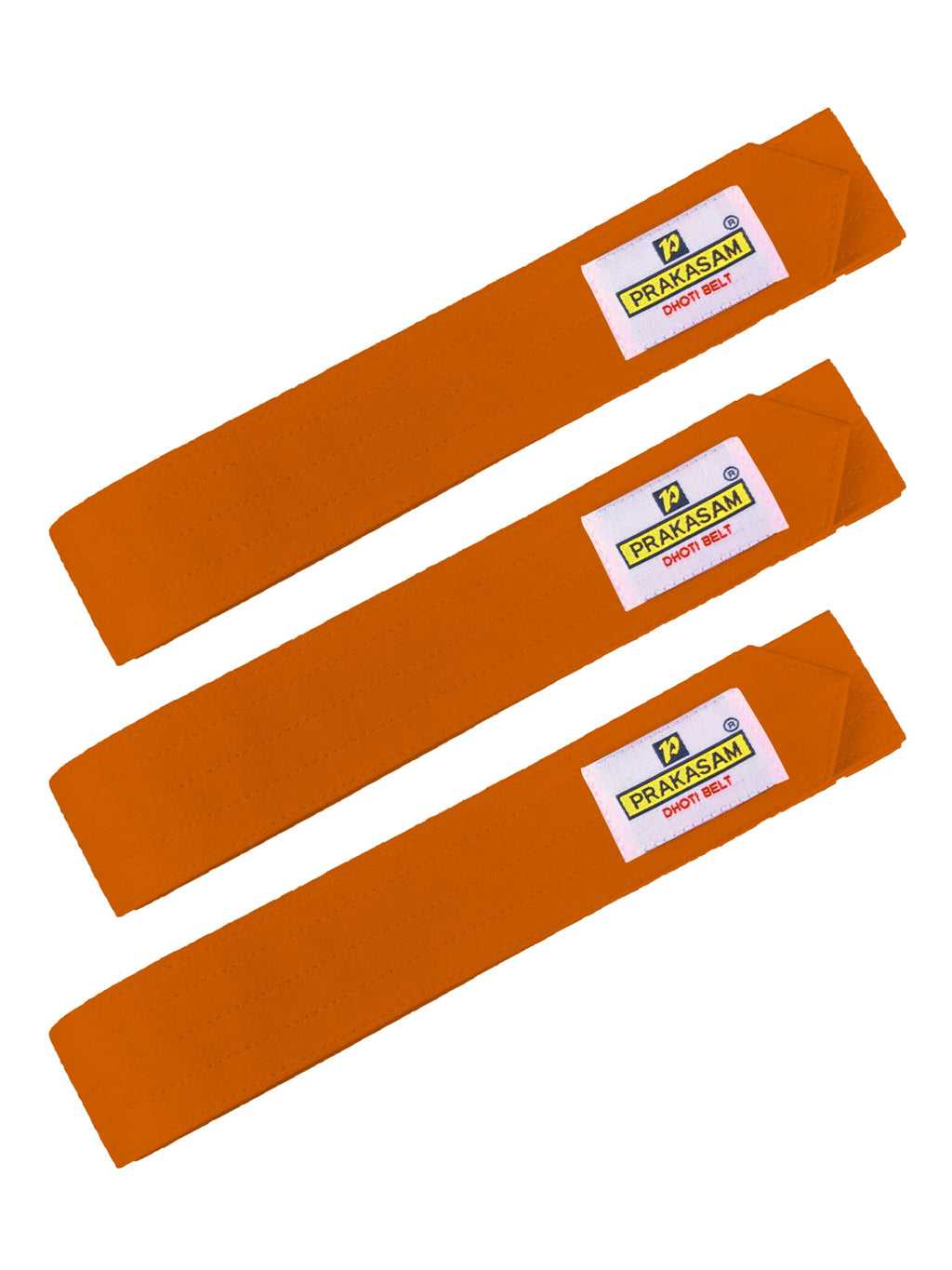 PRAKASAM COTTON Mens Cotton Dhoti Belt | Durable Canvas Cotton Waist Belt for Traditional Dhoti | Adjustable & Comfortable Dhoti