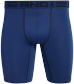 AND1 Men's Underwear Boxer Briefs - 6 Pack Performance Stretch Long Leg Compression Boxers for Men with Contour Pouch (S-3XL), S