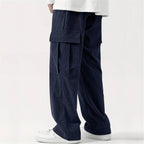 Indoprimo MenS Regular Trouser (Bull 007_Navy