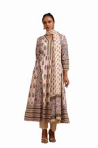 Soch Women Pure Cotton Floral Print Suit Set with Mirror Work