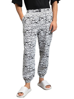 Bewakoof Mens All Over printed Regular Fit Pyjama_570857_Multicolor_2XL