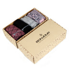 Bonjour Ankle Length Woolen Thumb Socks For Women- Pack of 4