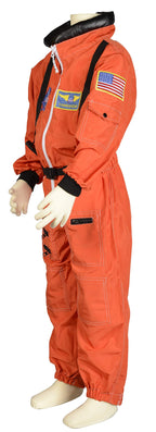 Aeromax ASO-68 Junior Astronaut Suit with Embroidered Cap size 6 8 orange