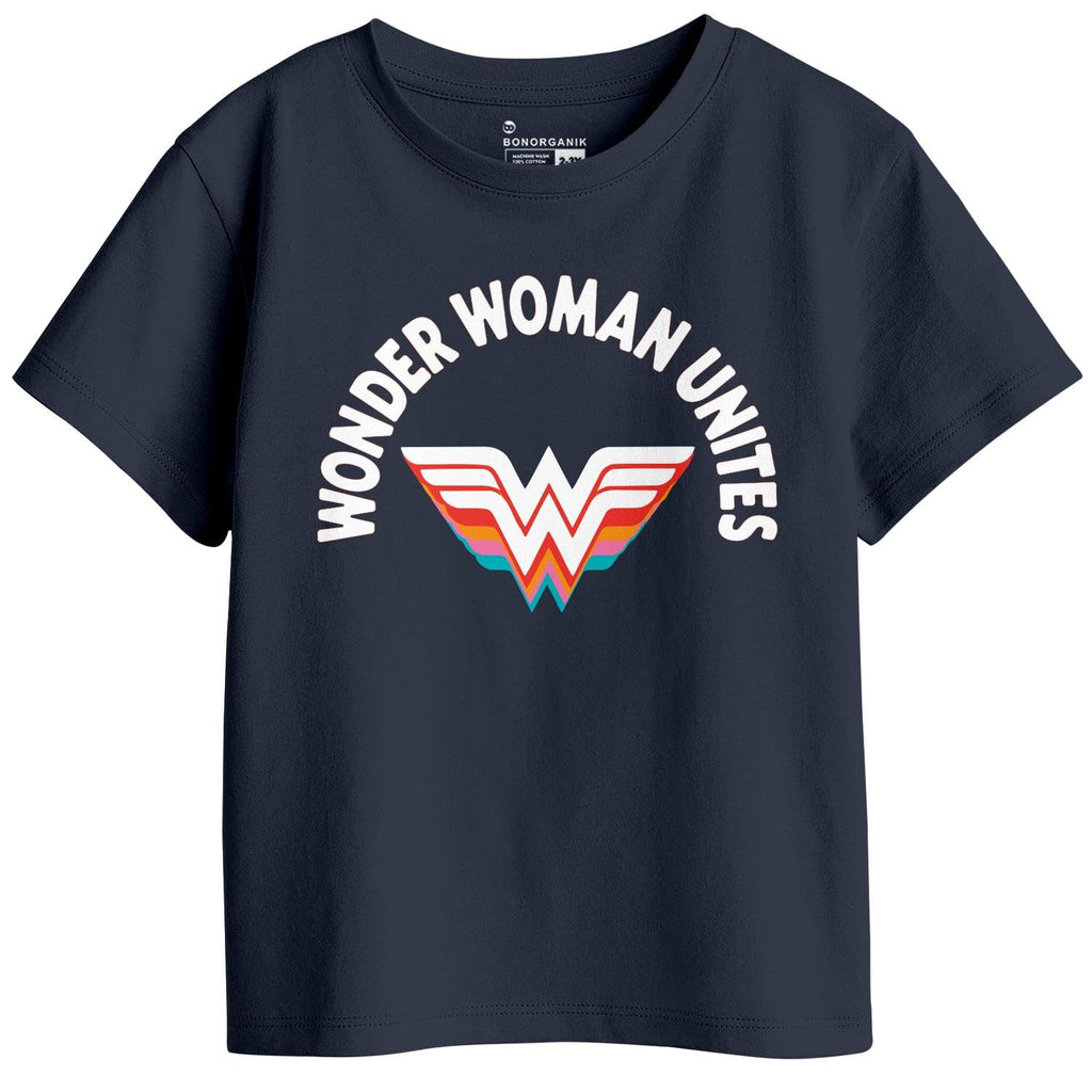 Bon Organik Girls Regular Fit T-Shirt (BON11437_Multi