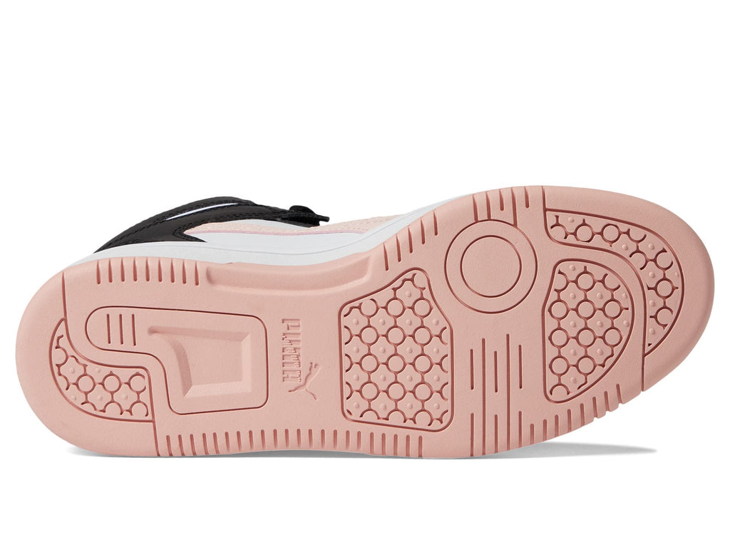 PUMA Rebound Layup Mid Sneaker, Black-Rose Dust, 6.5 US Unisex Big Kid